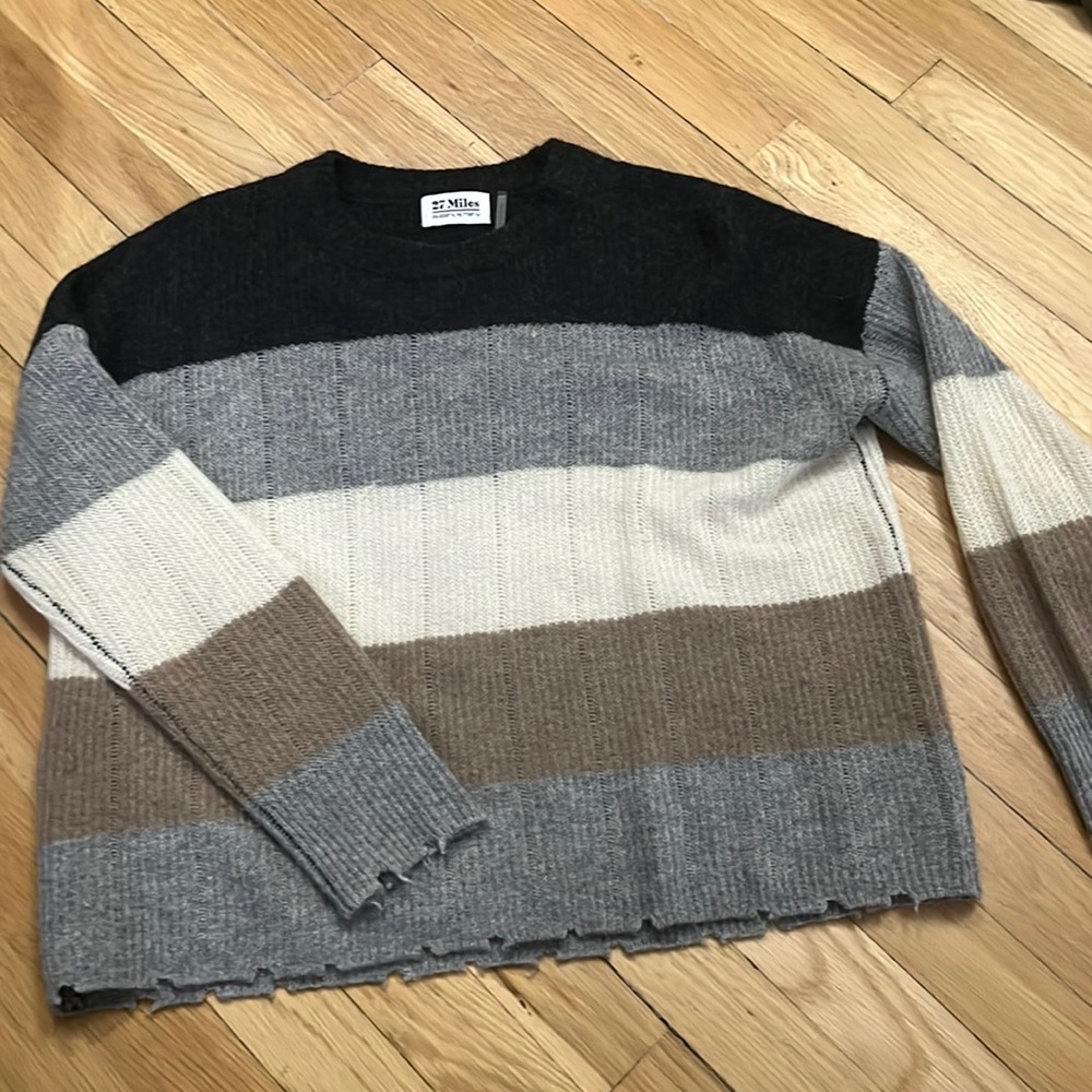 27 Miles Malibu striped sweater
